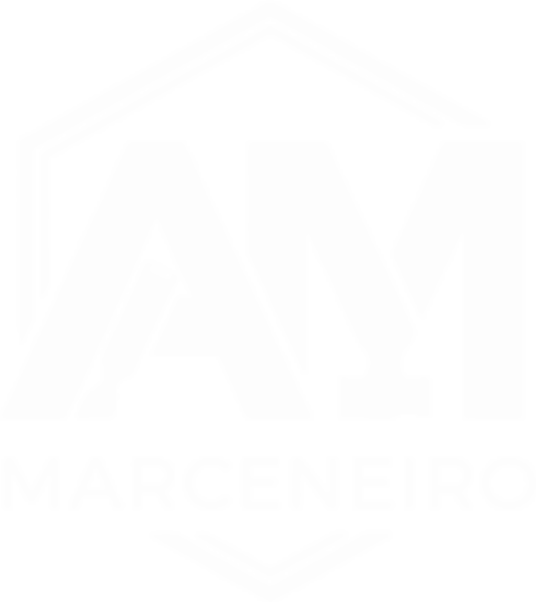 AM Marceneiro - logomarca branca